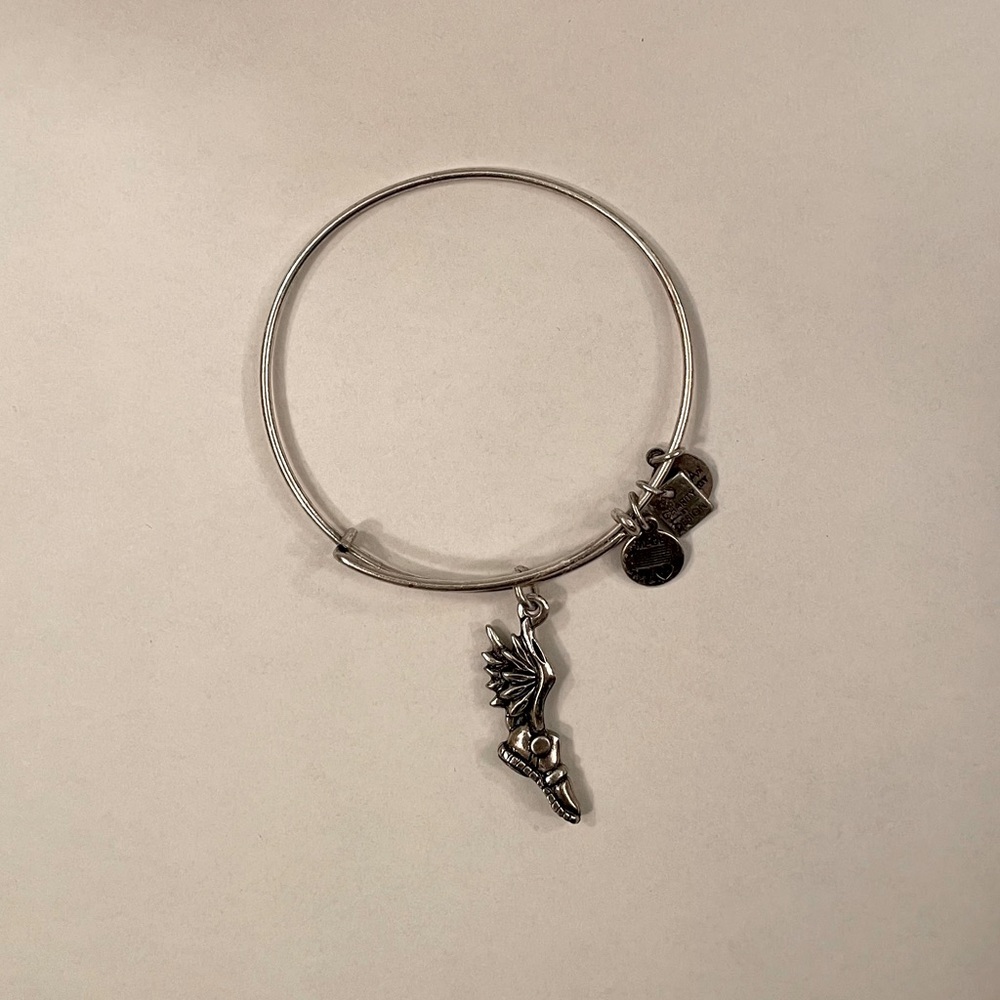 Running shoe charm bangle